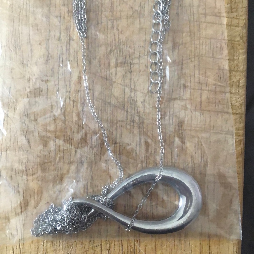 Silver necklace NWT paparazzi